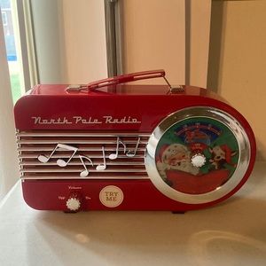 Mr. Christmas VtgNorth Pole Radio Holiday Jukebox Christmas Decoration Music Box